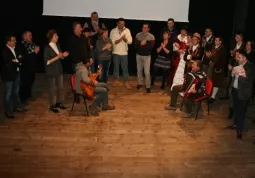 La  serata di presentazione al Teatro Civico